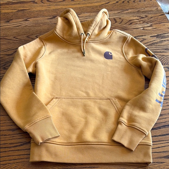 Carhartt Tan Hoodie - Picture 1 of 4